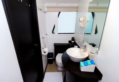 Dubbelhytter på övre däck